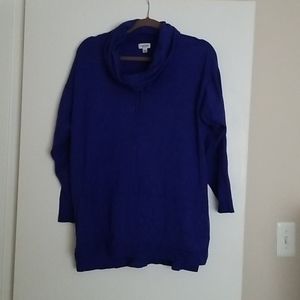 Avenue blue cowl neck sweater 14/16